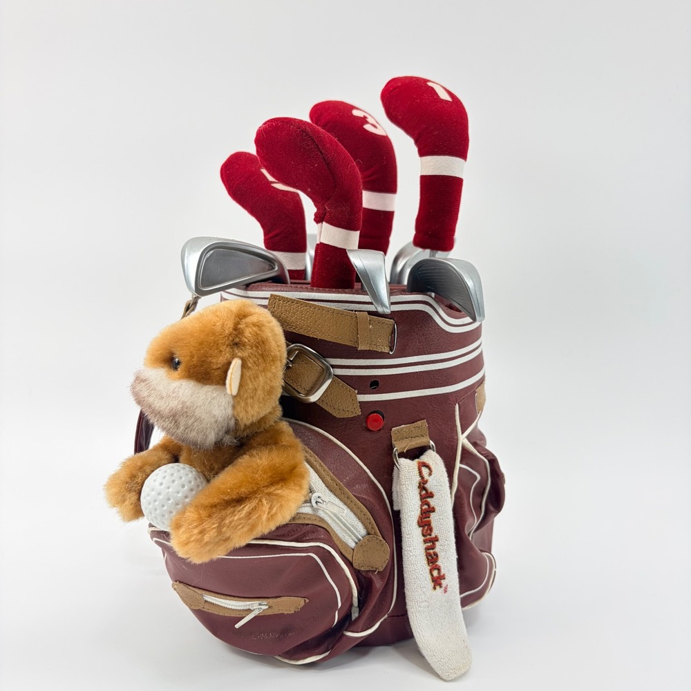 Gemmy Caddyshack Dancing Gopher Golf Clubs Bag Plays I'm All Right WORKS Vintage